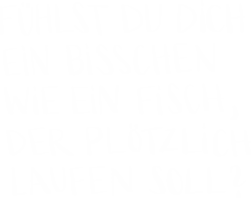 Laufender Fisch Text